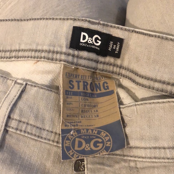 Dolce Gabbana Gray Jean